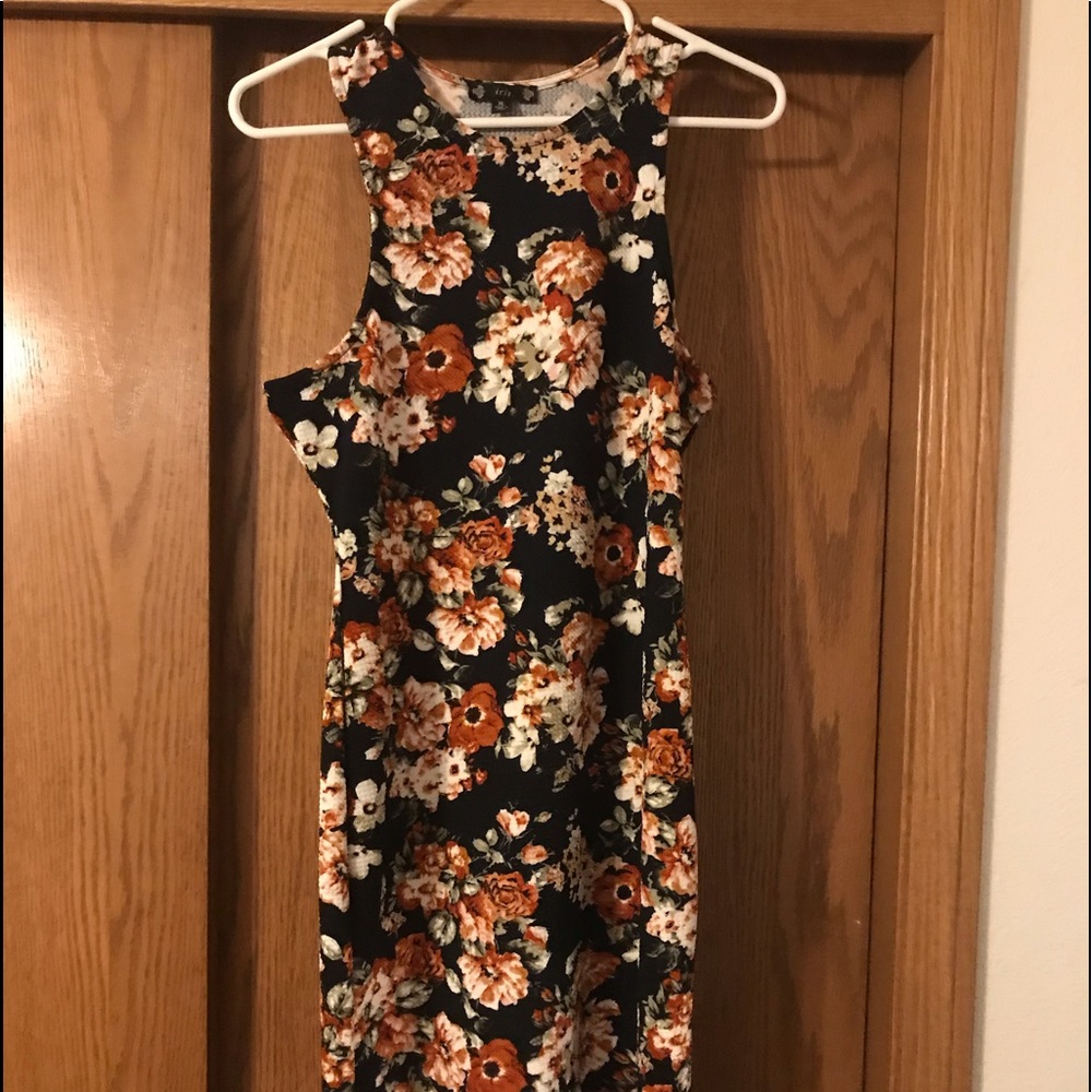 Tank Floral Midi Dress